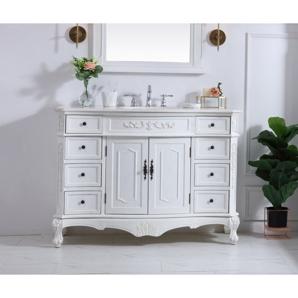 Elegant Lighting 48" Single Bathroom Vanity Set & Reviews Perigold